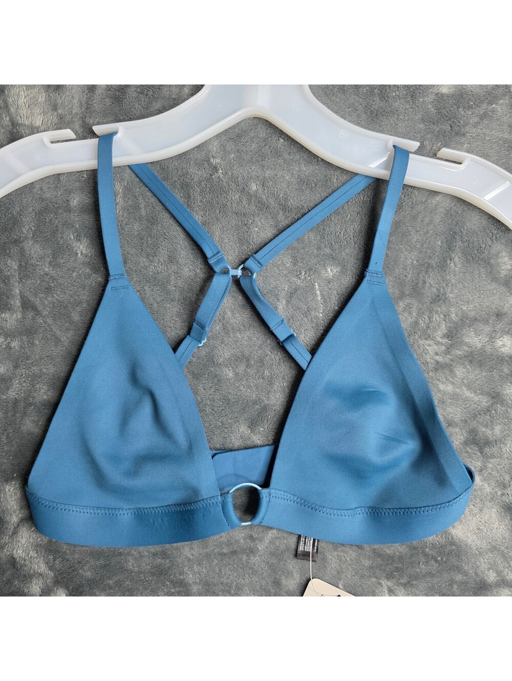 Free People Intimately Oh Scuba Bralette Midnight Cowboy Bra Sz XS NWT
